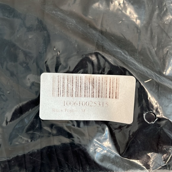 NWT Hill House Akilah Nap Dress in Black Poplin M - Picture 5 of 8